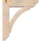 Ekena Millwork Thorton Slat Smooth Bracket w/ Offset Brace, Douglas Fir, 7 1/2"W x 30"D x 34"H BKT0806X30X34THR06SDF - alternate 4